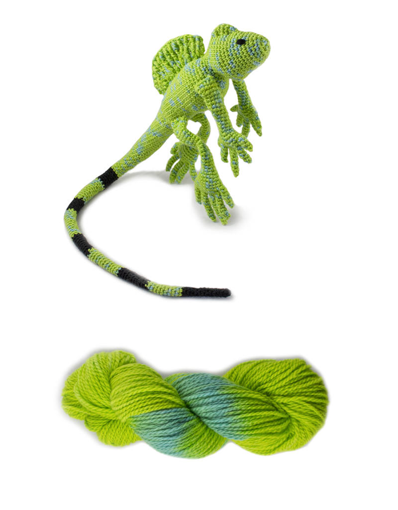 toft ed's animal longford the green basilisk amigurumi crochet